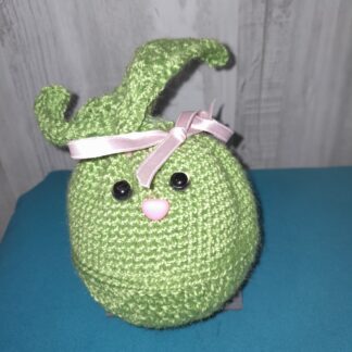 bolsa carita conejo verde