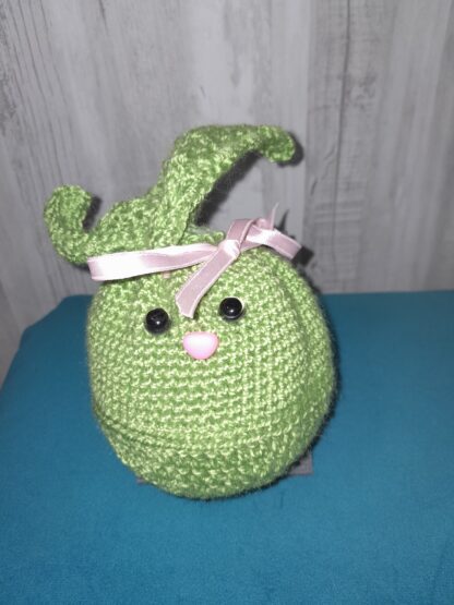 bolsa carita conejo verde
