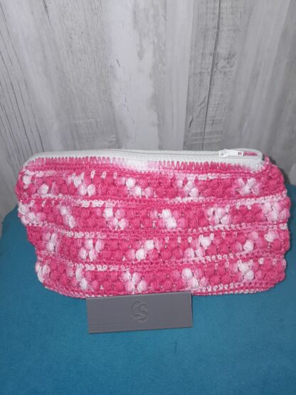 estuche rosa y blanco - Imagen 2