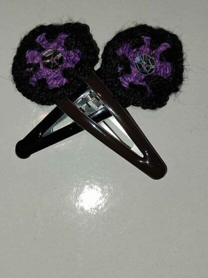 Horquilla Negra y Morada 🎀